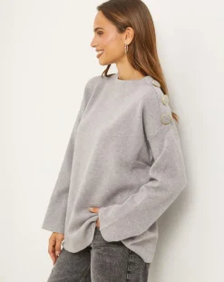 L'Armoire de Suzette Pulls|Pull Sofia gris