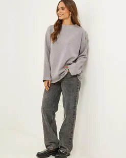 L'Armoire de Suzette Pulls|Pull Sofia gris