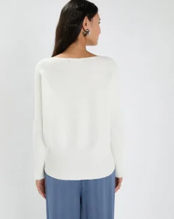 Lauren Vidal Pulls|Pull Soho blanc