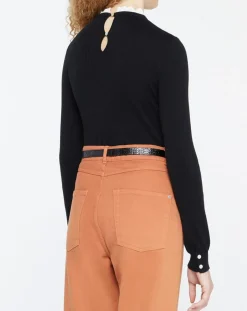 Yerse Pulls|Pull Sophie noir