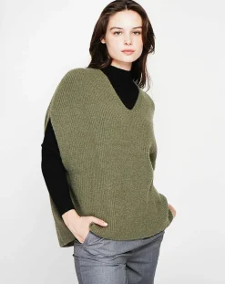 Cachemire & Jo Pulls|Pull Victoire kaki