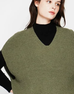 Cachemire & Jo Pulls|Pull Victoire kaki