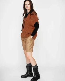 Cachemire & Jo Pulls|Pull Victoire marron