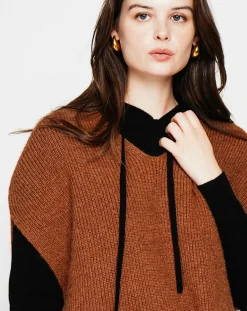 Cachemire & Jo Pulls|Pull Victoire marron