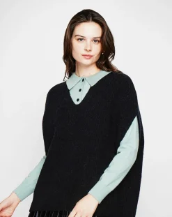 Cachemire & Jo Pulls|Pull Victoire noir