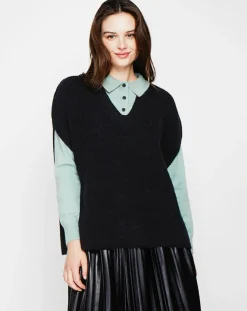 Cachemire & Jo Pulls|Pull Victoire noir