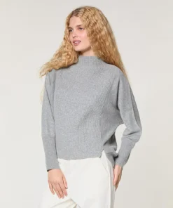 Rodier Pulls|Pull Violaine en Laine & Cachemire gris