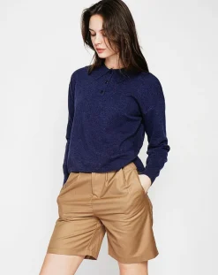 Cachemire & Jo Pulls|Pull Zoe bleu nuit