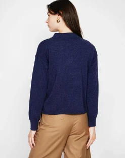 Cachemire & Jo Pulls|Pull Zoe bleu nuit