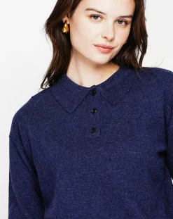 Cachemire & Jo Pulls|Pull Zoe bleu nuit