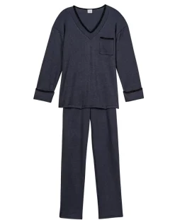 Le Chat Lingerie, Nuit|Pyjama Alpaga marine