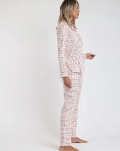 Admas Lingerie, Nuit|Pyjama boutonné You Are So Loved B écru