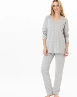 Le Chat Lingerie, Nuit|Pyjama Chamade gris chiné