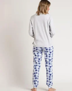 Admas Lingerie, Nuit|Pyjama Dreams Come True A gris chiné