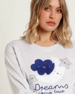 Admas Lingerie, Nuit|Pyjama Dreams Come True A gris chiné