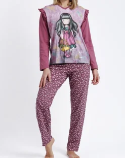 Santoro Gorjuss Lingerie, Nuit|Pyjama Flying the nest violet