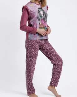 Santoro Gorjuss Lingerie, Nuit|Pyjama Flying the nest violet