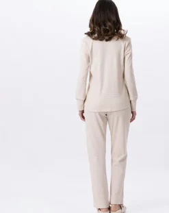 Le Chat Lingerie, Nuit|Pyjama Garance doré/écru