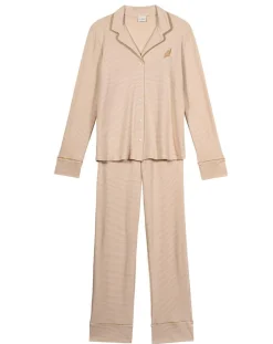 Le Chat Lingerie, Nuit|Pyjama Garance doré/écru