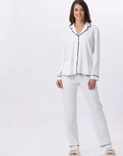 Le Chat Lingerie, Nuit|Pyjama Gloria écru