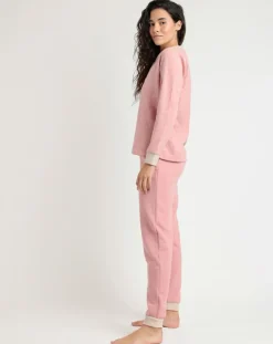 Admas Lingerie, Nuit|Pyjama patte de boutonnage Love to Love B rose