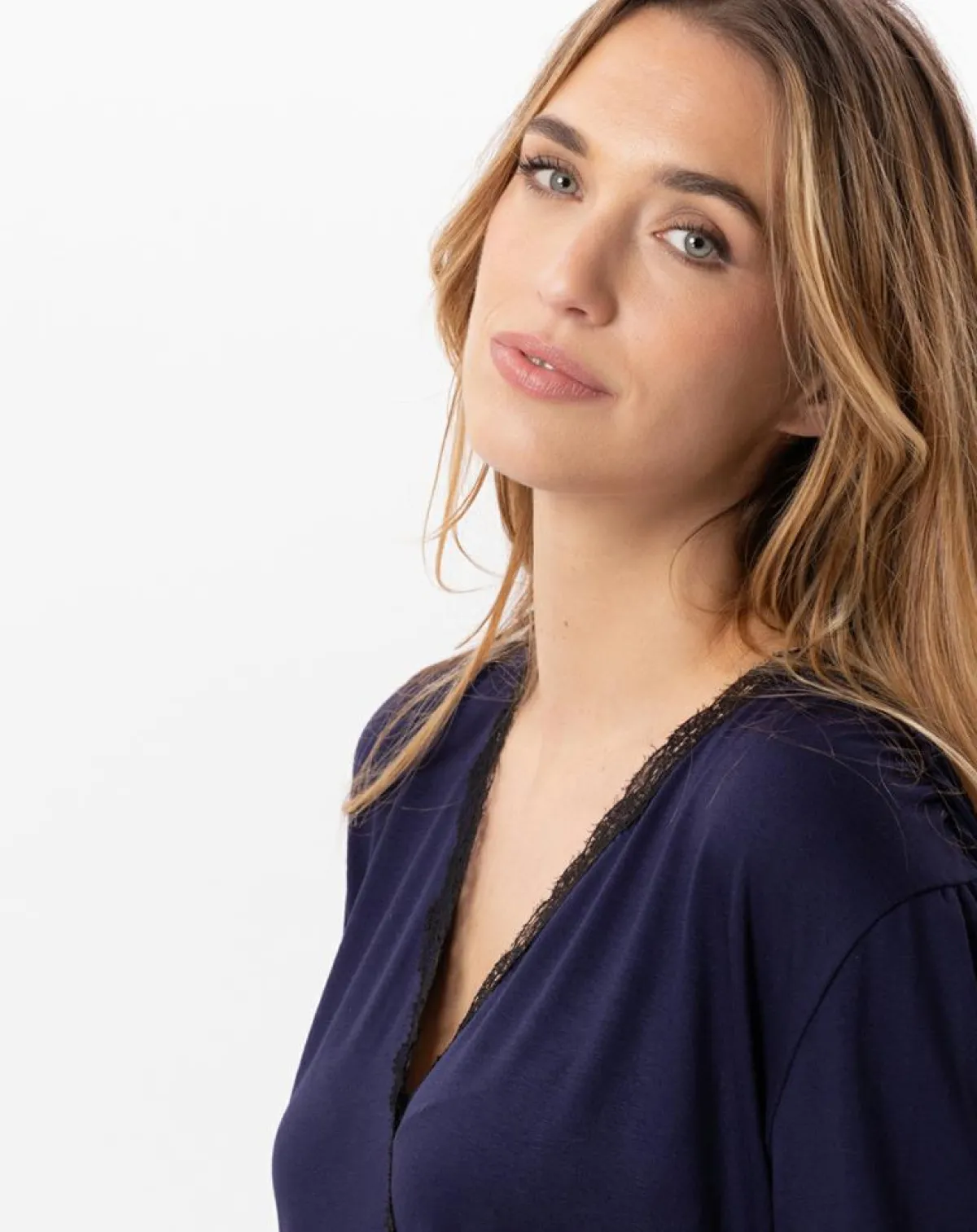 Le Chat Lingerie, Nuit|Pyjama Sublime marine