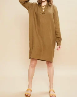 Hartford Robes|Robe 100% Lin Reference verte