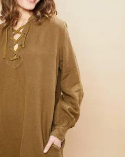 Hartford Robes|Robe 100% Lin Reference verte