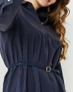 See u Soon Robes|Robe Albane bleu marine