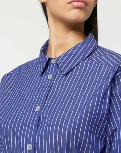 Jodhpur Chemises|Robe Alix rayée blanc/bleu