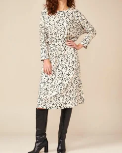 Bellerose Robes|Robe Allston Léopard écrue