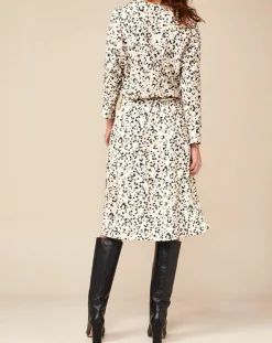 Bellerose Robes|Robe Allston Léopard écrue