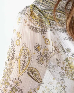 Indies Robes|Robe Almas cachemire argente