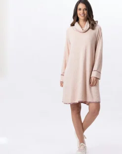 Le Chat Robes|Robe Alpaga beige rose