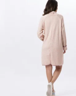 Le Chat Robes|Robe Alpaga beige rose