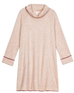 Le Chat Robes|Robe Alpaga beige rose