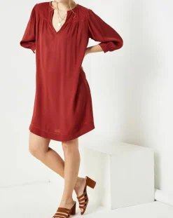 See u Soon Robes|Robe Angèle bordeaux