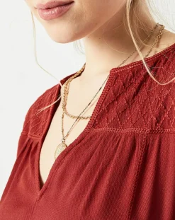 See u Soon Robes|Robe Angèle bordeaux