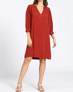 See u Soon Robes|Robe Angèle bordeaux
