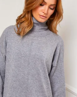 Fleur de cachemire Robes|Robe Anna grise