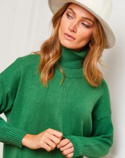 Fleur de cachemire Robes|Robe Anna verte