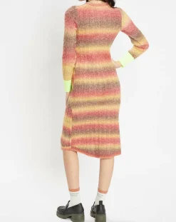 Manoush Robes|Robe Arc-en-ciel multicolore