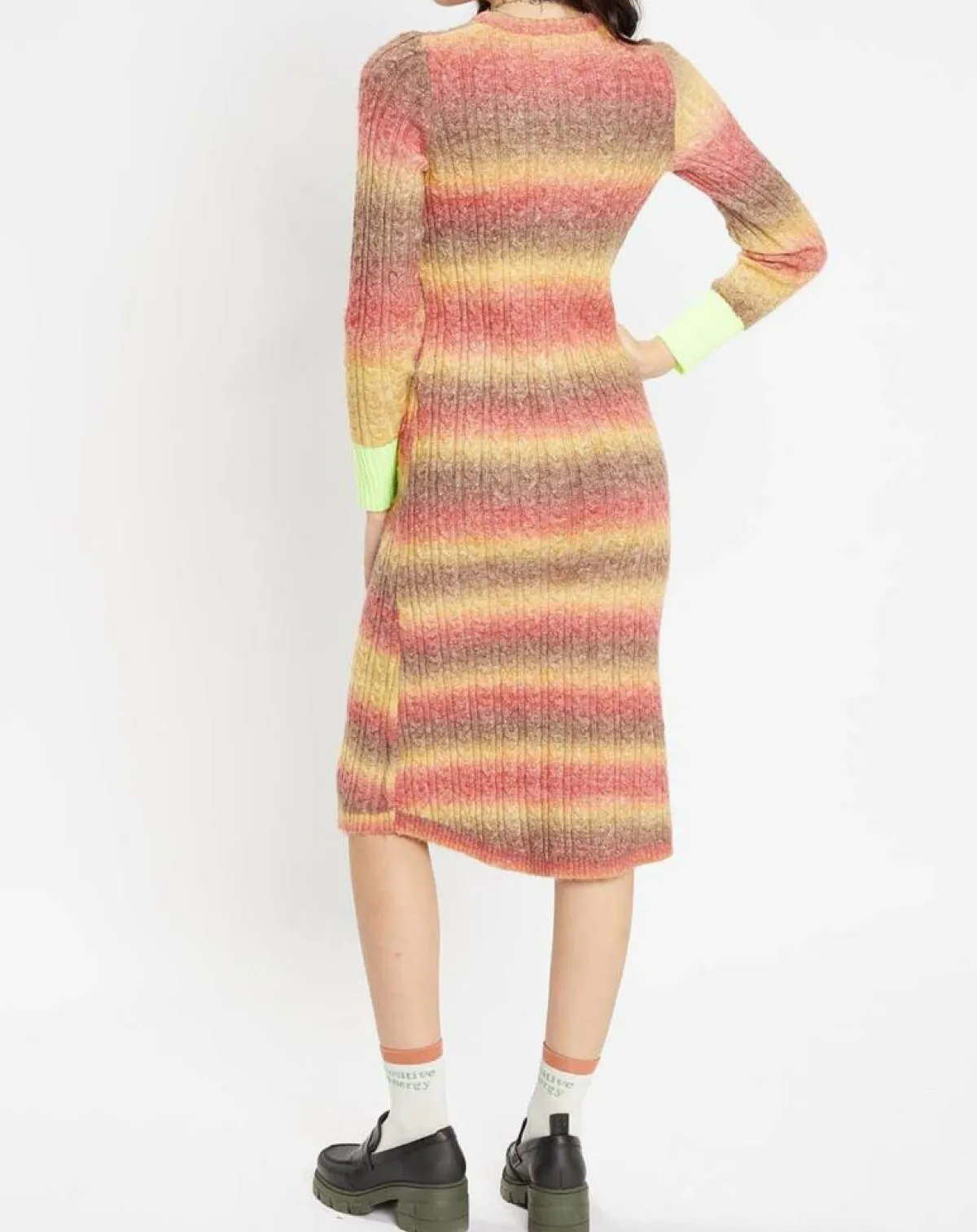 Manoush Robes|Robe Arc-en-ciel multicolore