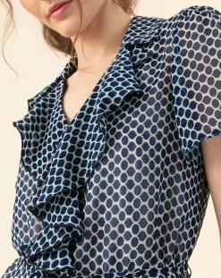 Indies Robes|Robe avec Ceinture Imperia ellipse