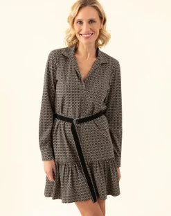 Indies Robes|Robe avec Ceinture Vicky tweed