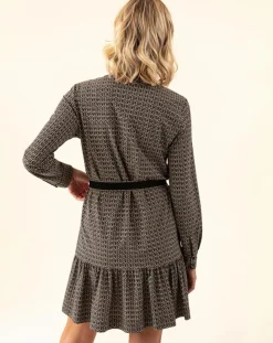 Indies Robes|Robe avec Ceinture Vicky tweed