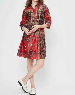 Derhy Robes|Robe Balneaire rouge