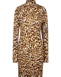 Manoush Robes|Robe Basic imprimée léopard