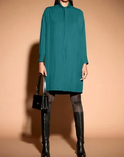 Jodhpur Robes|Robe Brama cravate vert moyen