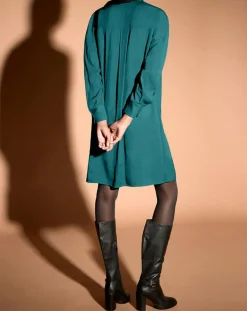 Jodhpur Robes|Robe Brama cravate vert moyen